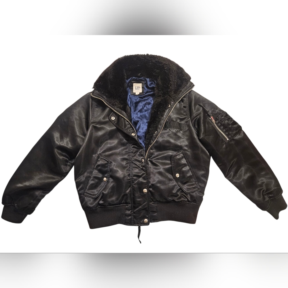 Woman's Black Bomber Jacket